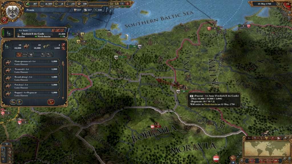 Screen Shot image 5 Europa Universalis IV Digital Extreme اصدار + طلب مسبق Bonus + Call To Arms Pack بي سي ستيم كود رقمي