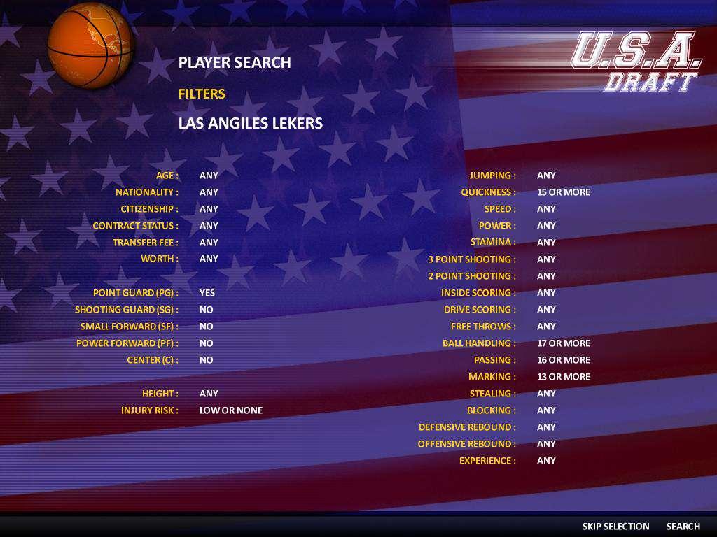 Screen Shot image 4 World Basketball Manager 2010 ستيم هدية