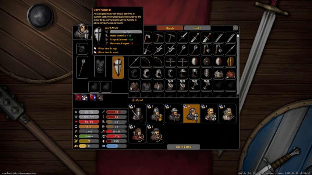 Screen Shot image 1 Battle Brothers ستيم كود رقمي