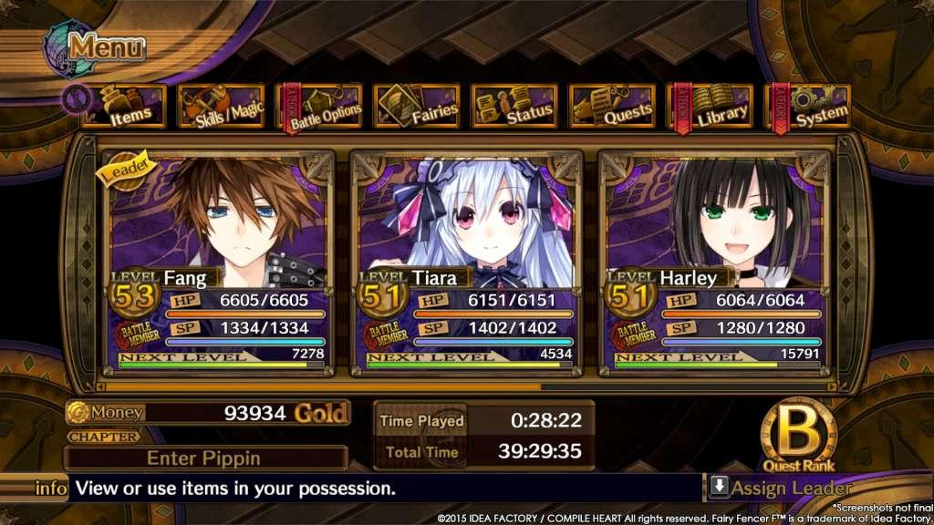 Screen Shot image 1 Fairy Fencer F اصدار النسخة الكاملة بي سي ستيم كود رقمي