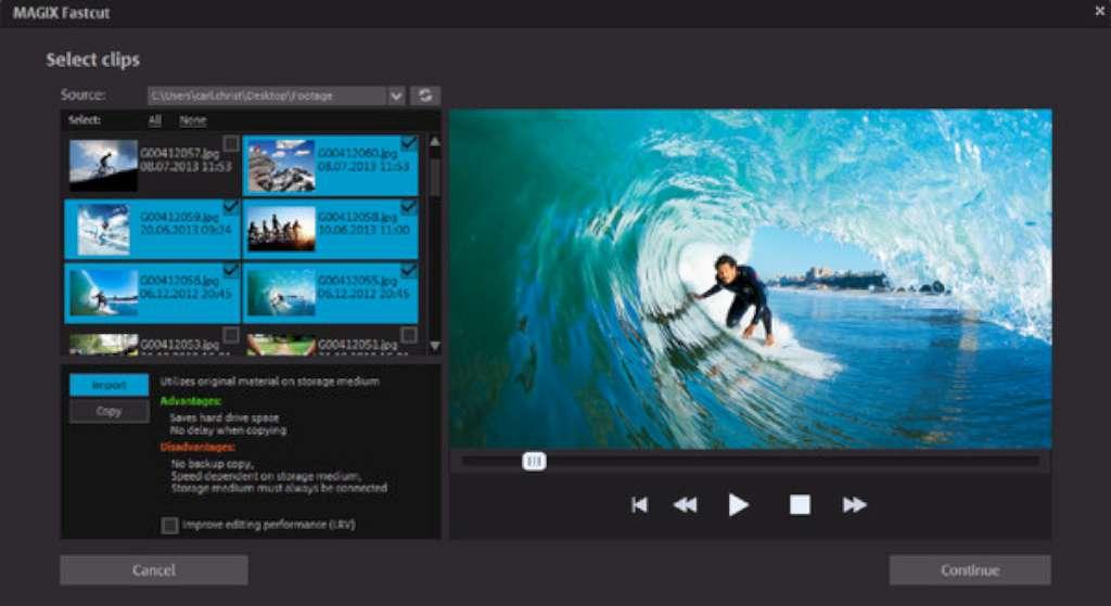 Screen Shot image 2 MAGIX Fastcut Standalone Digital كود رقمي