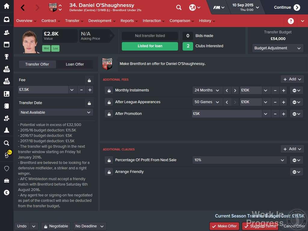 Screen Shot image 5 Football Manager 2016 اوروبي بي سي ستيم كود رقمي
