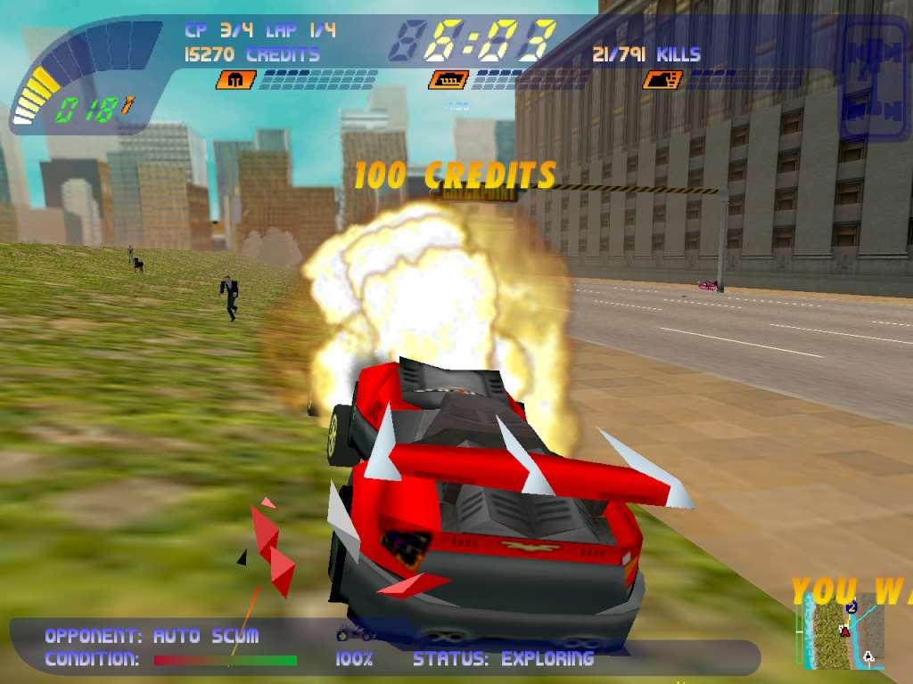 Screen Shot image 5 Carmageddon 2: Carpocalypse Now بي سي ستيم كود رقمي