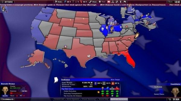 Screen Shot image 1 The Political Machine 2012 ستيم هدية