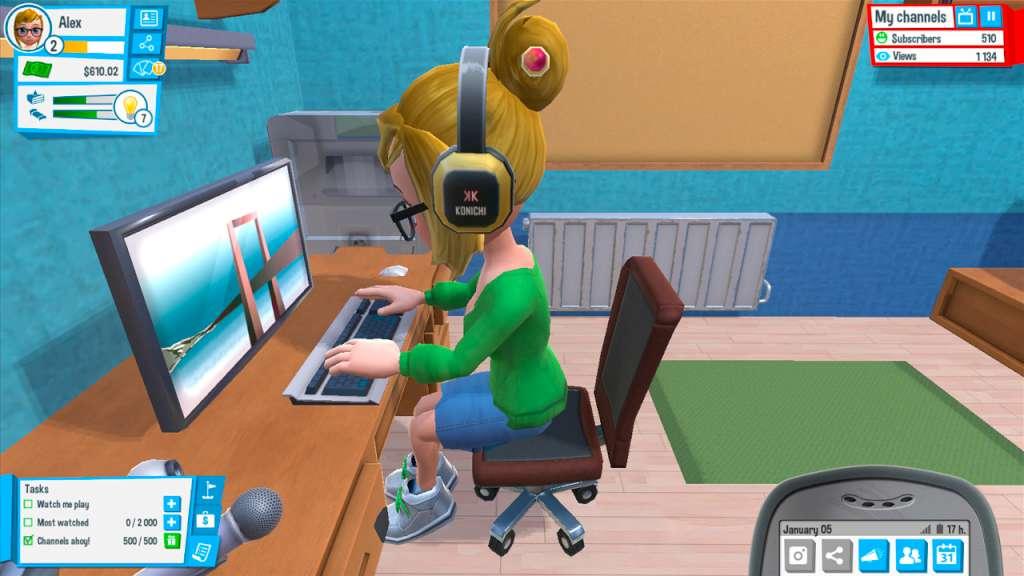 Screen Shot image 3 Youtubers Life اوروبي ستيم كود رقمي