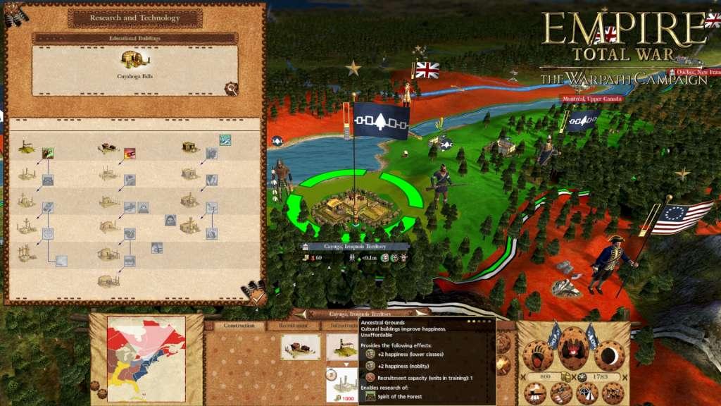 Screen Shot image 3 Empire: Total War - The Warpath Campaign DLC ستيم كود رقمي