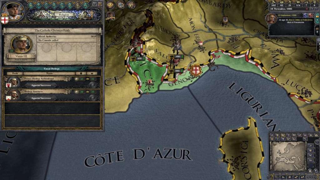 Screen Shot image 2 Crusader Kings II - The Republic DLC بي سي ستيم كود رقمي