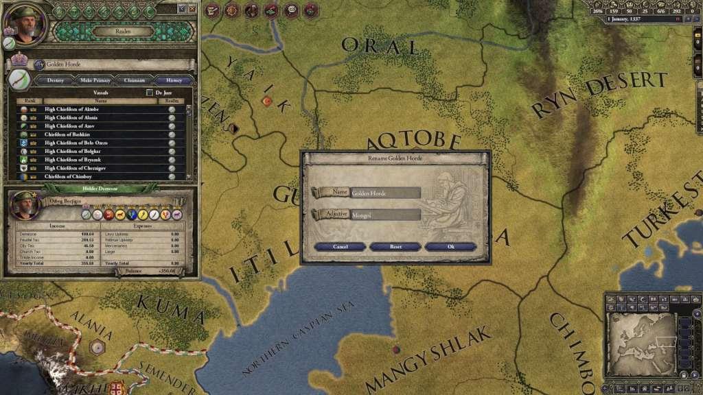 Screen Shot image 1 Crusader Kings II - Customization Pack DLC بي سي ستيم كود رقمي