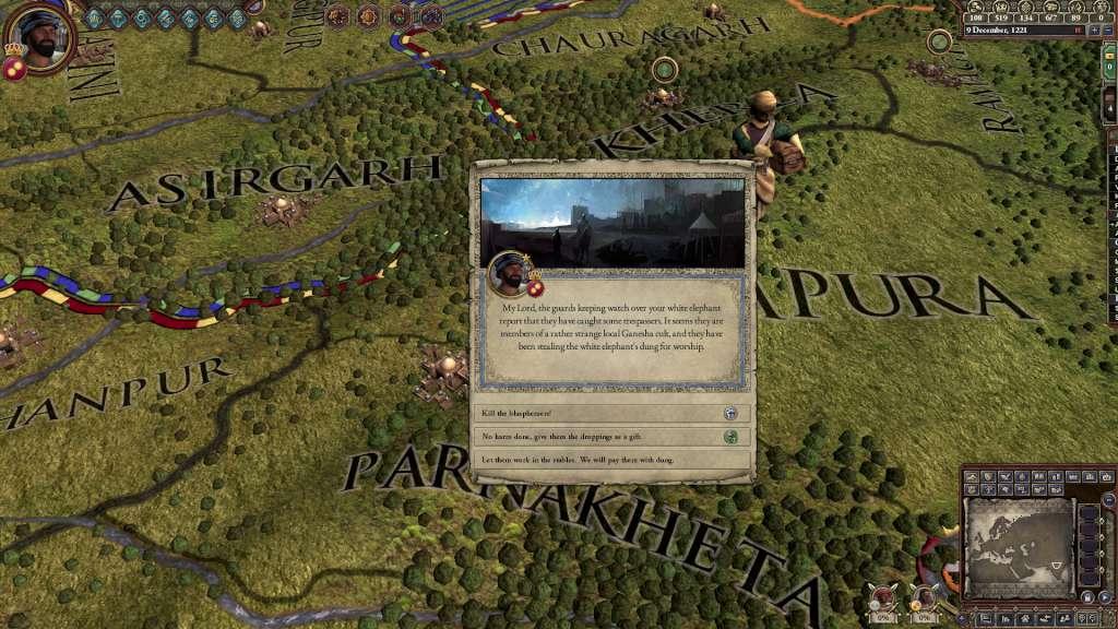 Screen Shot image 2 Crusader Kings II - Rajas Of India DLC بي سي ستيم كود رقمي