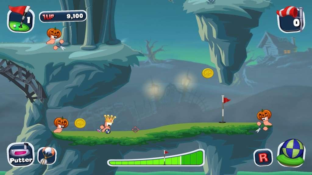 Screen Shot image 1 Worms Crazy Golf بي سي ستيم كود رقمي