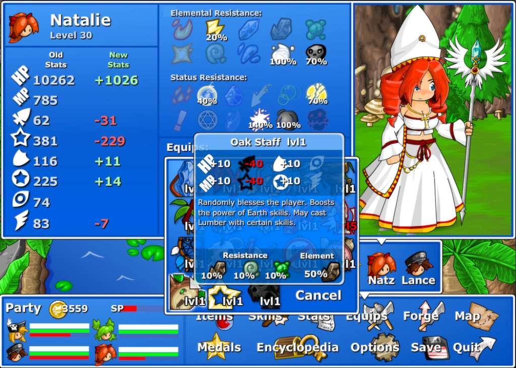 Screen Shot image 4 Epic Battle Fantasy 4 ستيم كود رقمي