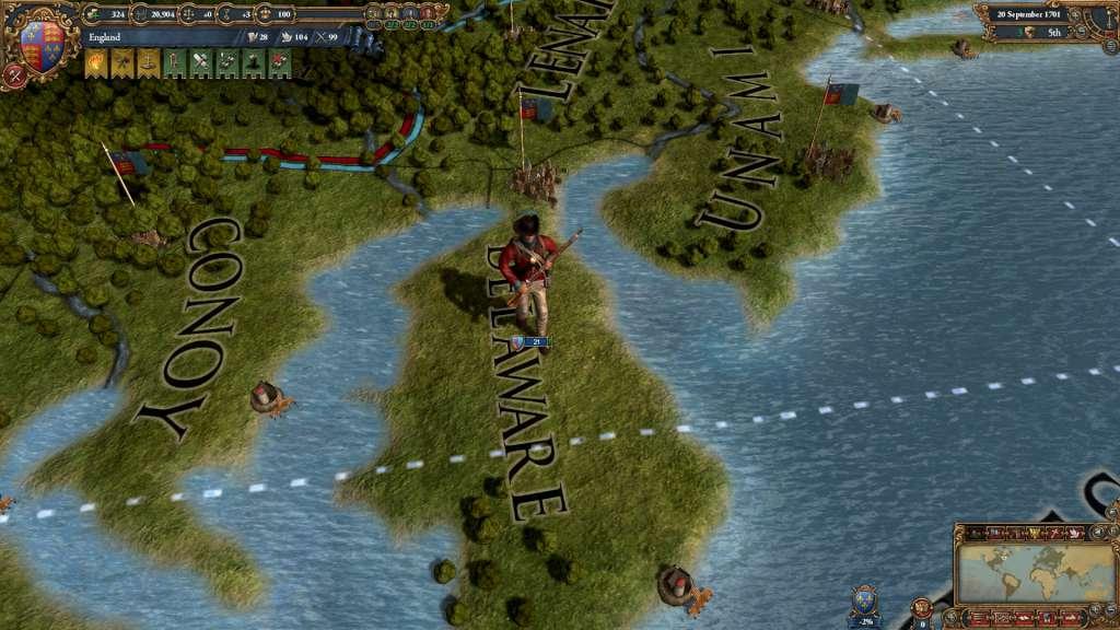 Screen Shot image 1 Europa Universalis IV - Colonial British And الفرنسية Unit Pack DLC بي سي ستيم كود رقمي