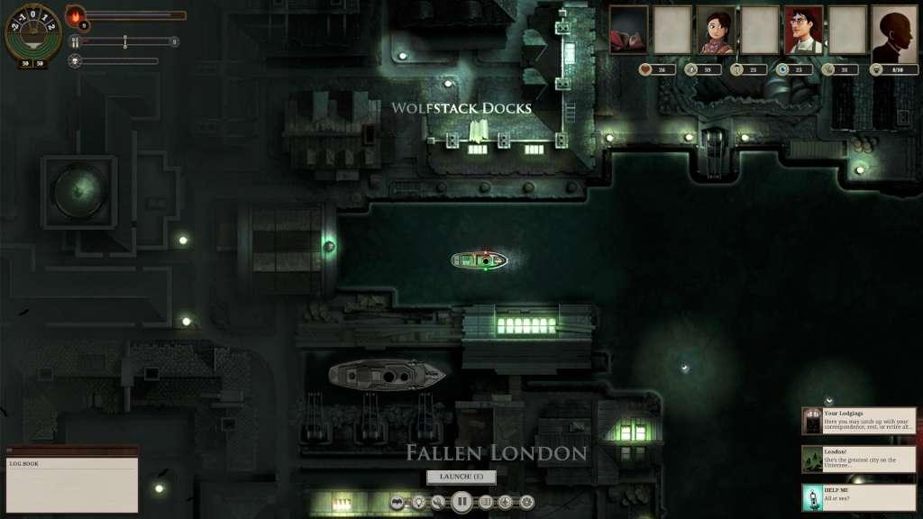 Screen Shot image 4 Sunless Sea بي سي ستيم حساب
