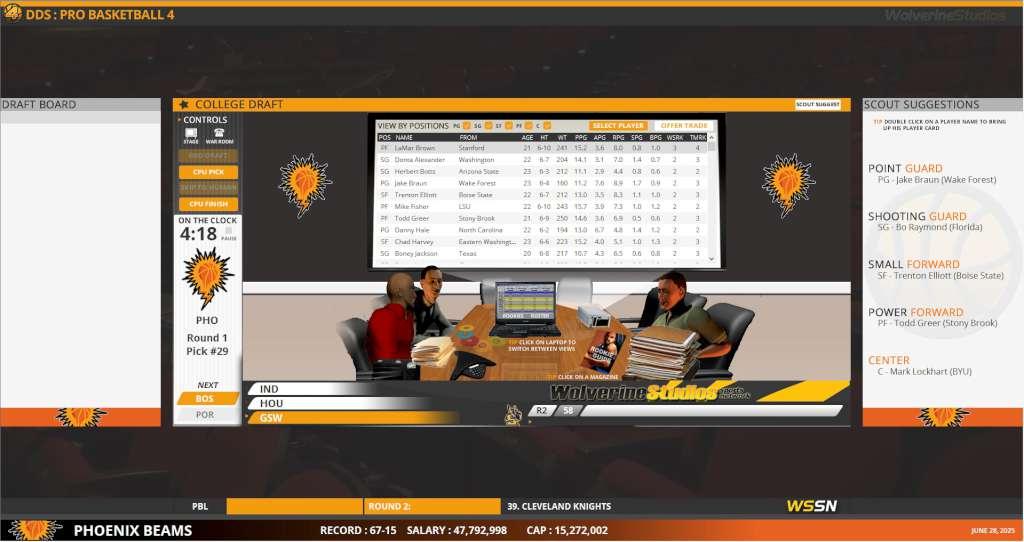 Screen Shot image 3 Draft Day Sports Pro Basketball 4 ستيم كود رقمي