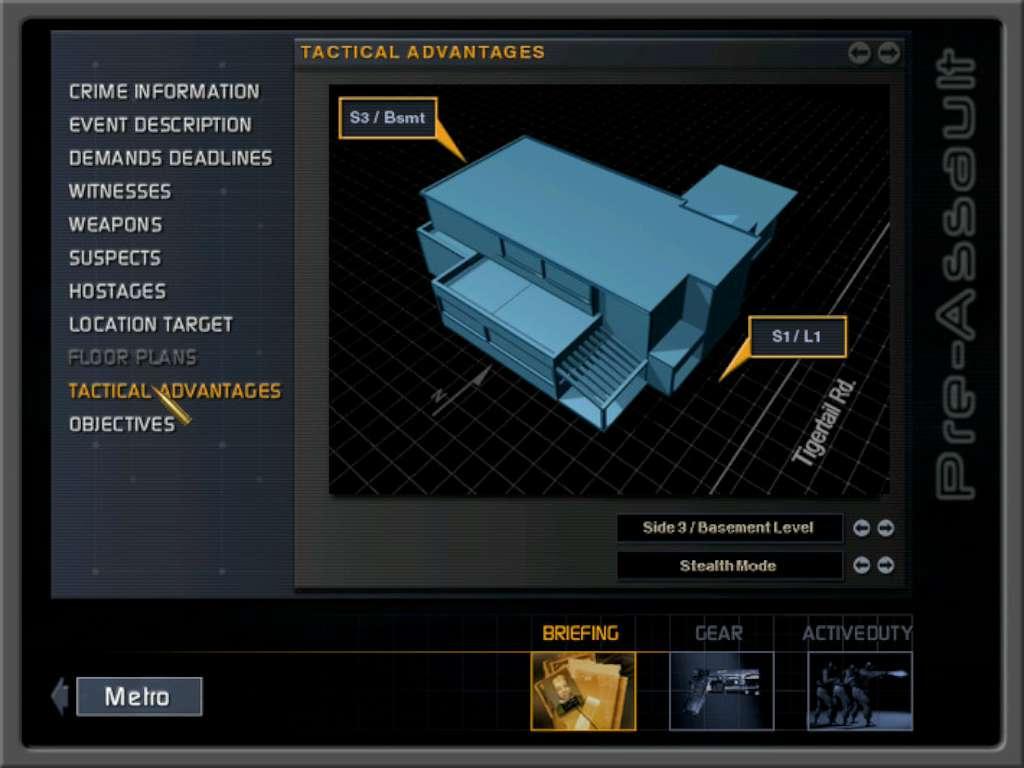 Screen Shot image 2 SWAT 3: Tactical Game Of The Year اصدار GOG كود رقمي