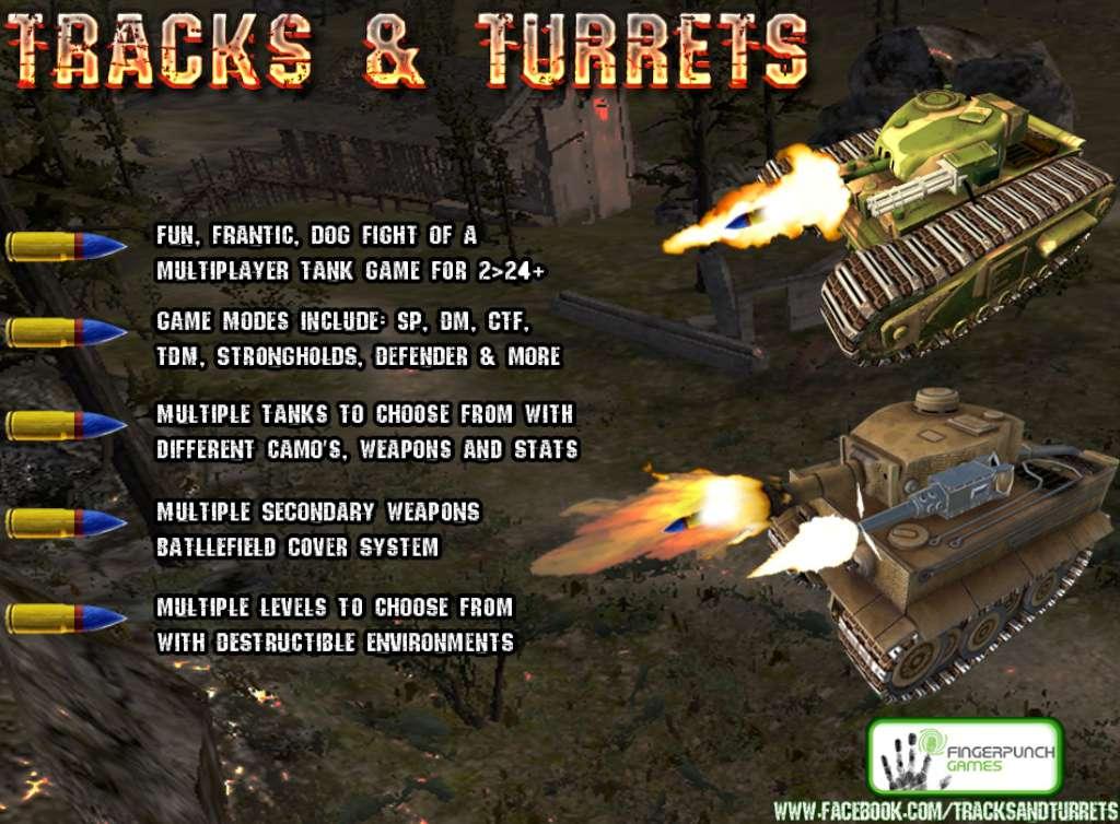 Screen Shot image 1 Tracks And Turrets ستيم كود رقمي