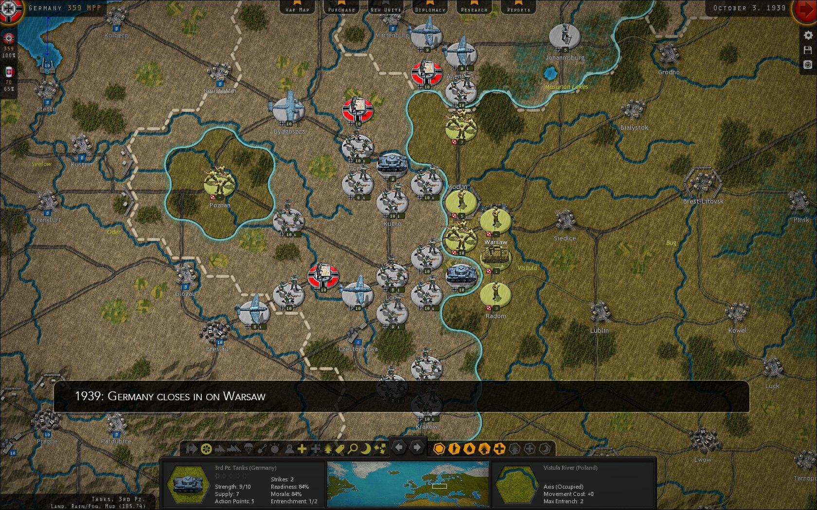 Screen Shot image 0 Strategic Command WWII: War In Europe ستيم كود رقمي