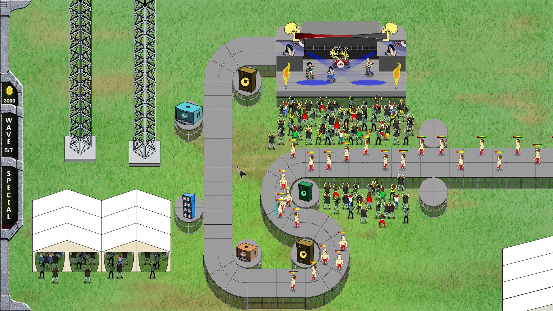 Screen Shot image 4 Rock 'N' Roll Defense ستيم كود رقمي