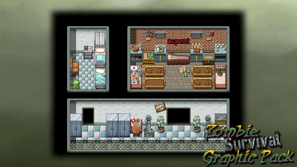 Screen Shot image 4 RPG Maker: Zombie Survival Graphic Pack ستيم كود رقمي