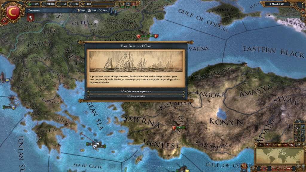 Screen Shot image 2 Europa Universalis IV بي سي ستيم هدية