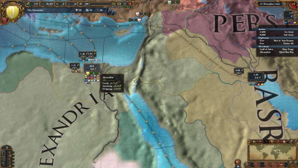 Screen Shot image 3 Europa Universalis IV Digital Extreme اصدار + طلب مسبق Bonus + Call To Arms Pack بي سي ستيم كود رقمي