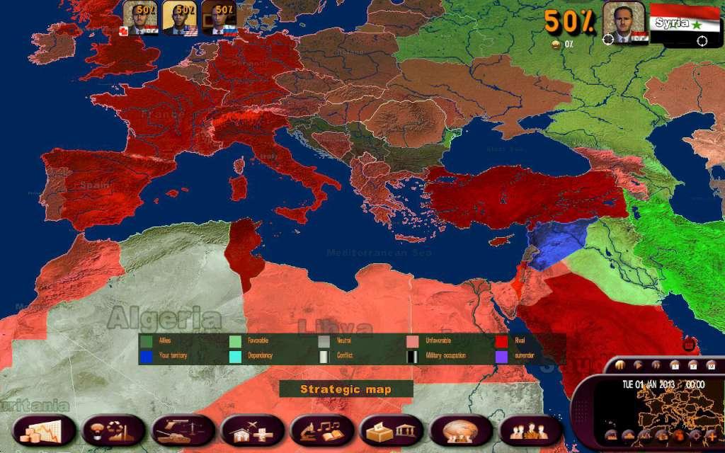 Screen Shot image 4 Masters Of The World - Geopolitical Simulator 3 (2023) بي سي ستيم حساب