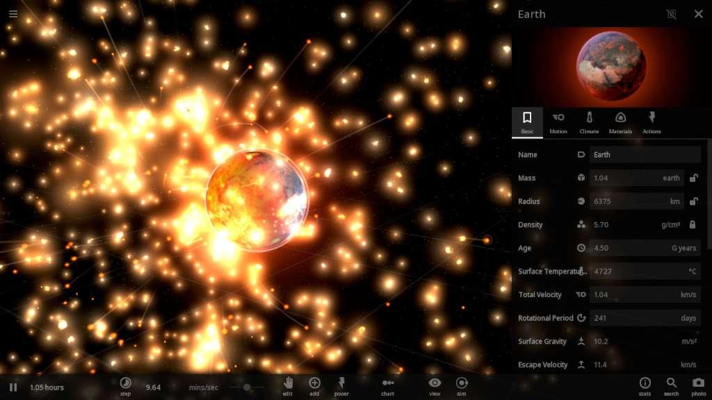 Screen Shot image 3 Universe Sandbox رابط هديه ستيم