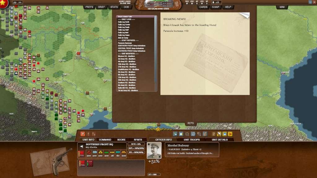 Screen Shot image 5 Decisive Campaigns: Barbarossa ستيم كود رقمي