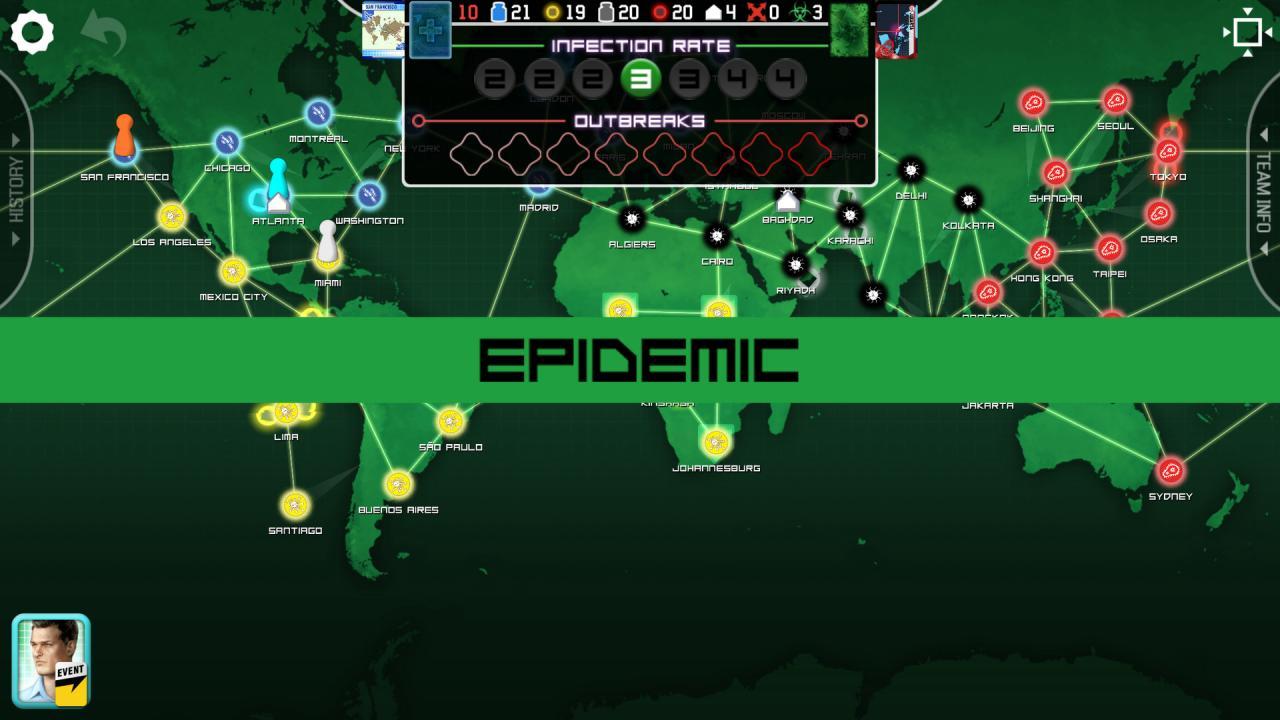 Screen Shot image 1 Pandemic: The Board Game ستيم كود رقمي