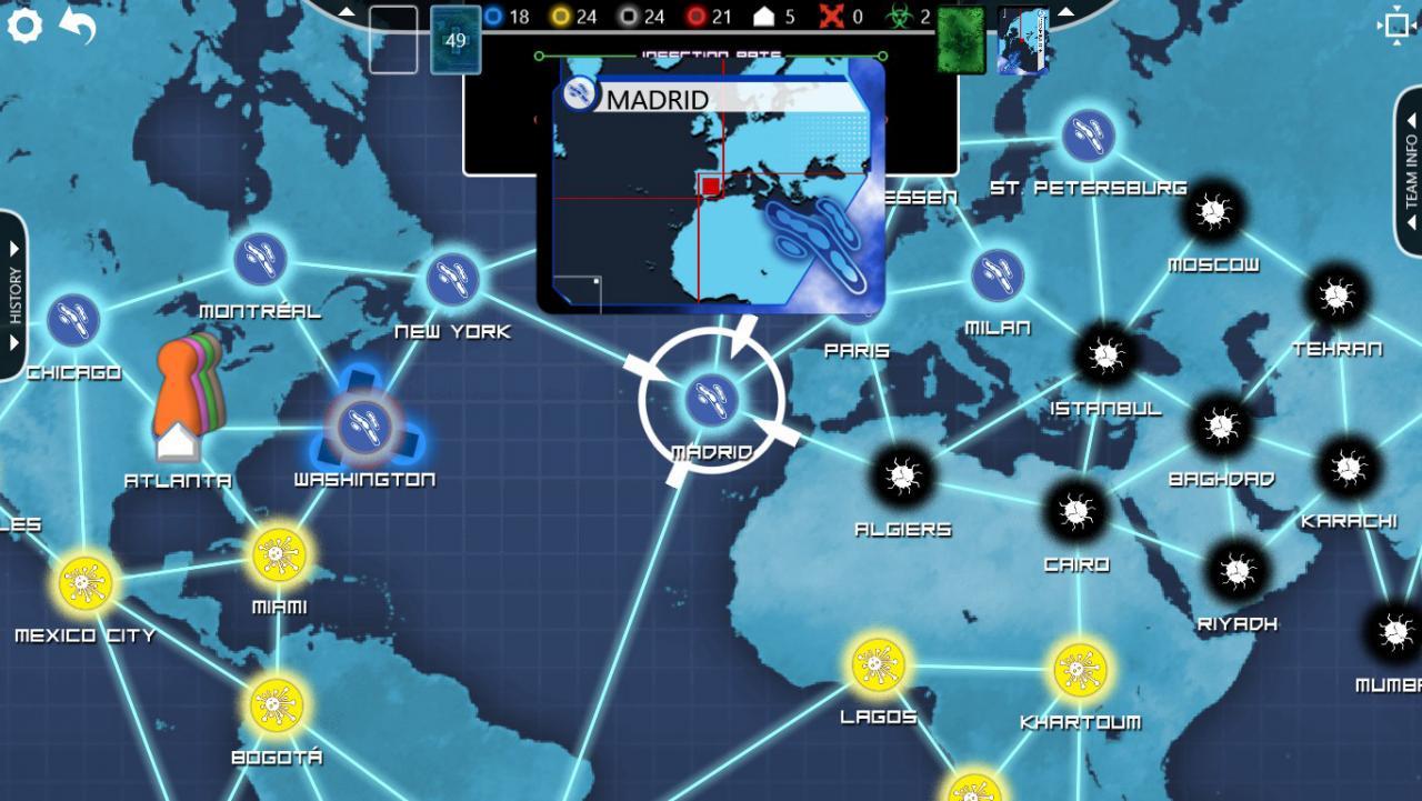 Screen Shot image 4 Pandemic: The Board Game اوروبي ستيم كود رقمي