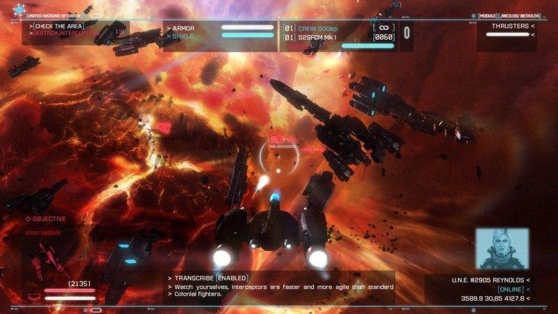 Screen Shot image 1 Strike Suit Zero بي سي ستيم كود رقمي