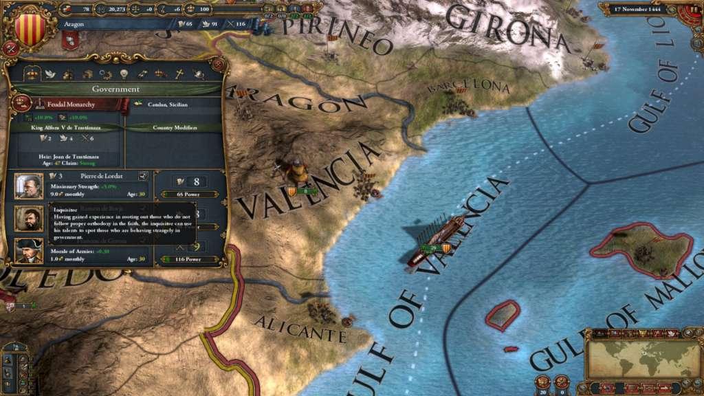 Screen Shot image 1 Europa Universalis IV بي سي ستيم هدية