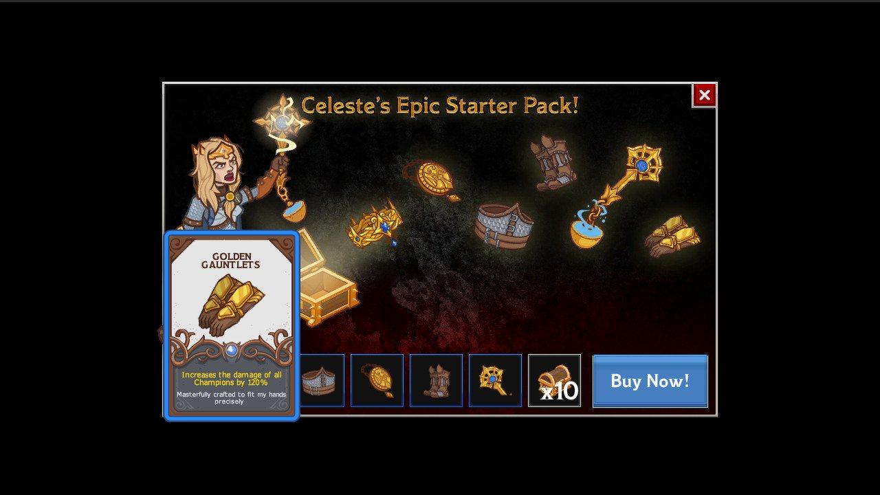 Screen Shot image 1 Idle Champions Of The Forgotten Realms - Celeste'S Starter Pack DLC ستيم كود رقمي