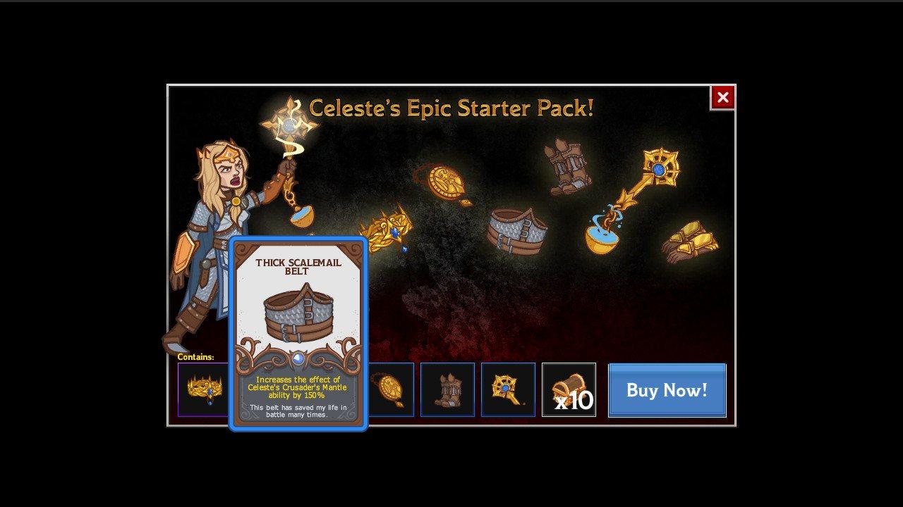 Screen Shot image 2 Idle Champions Of The Forgotten Realms - Celeste'S Starter Pack DLC ستيم كود رقمي