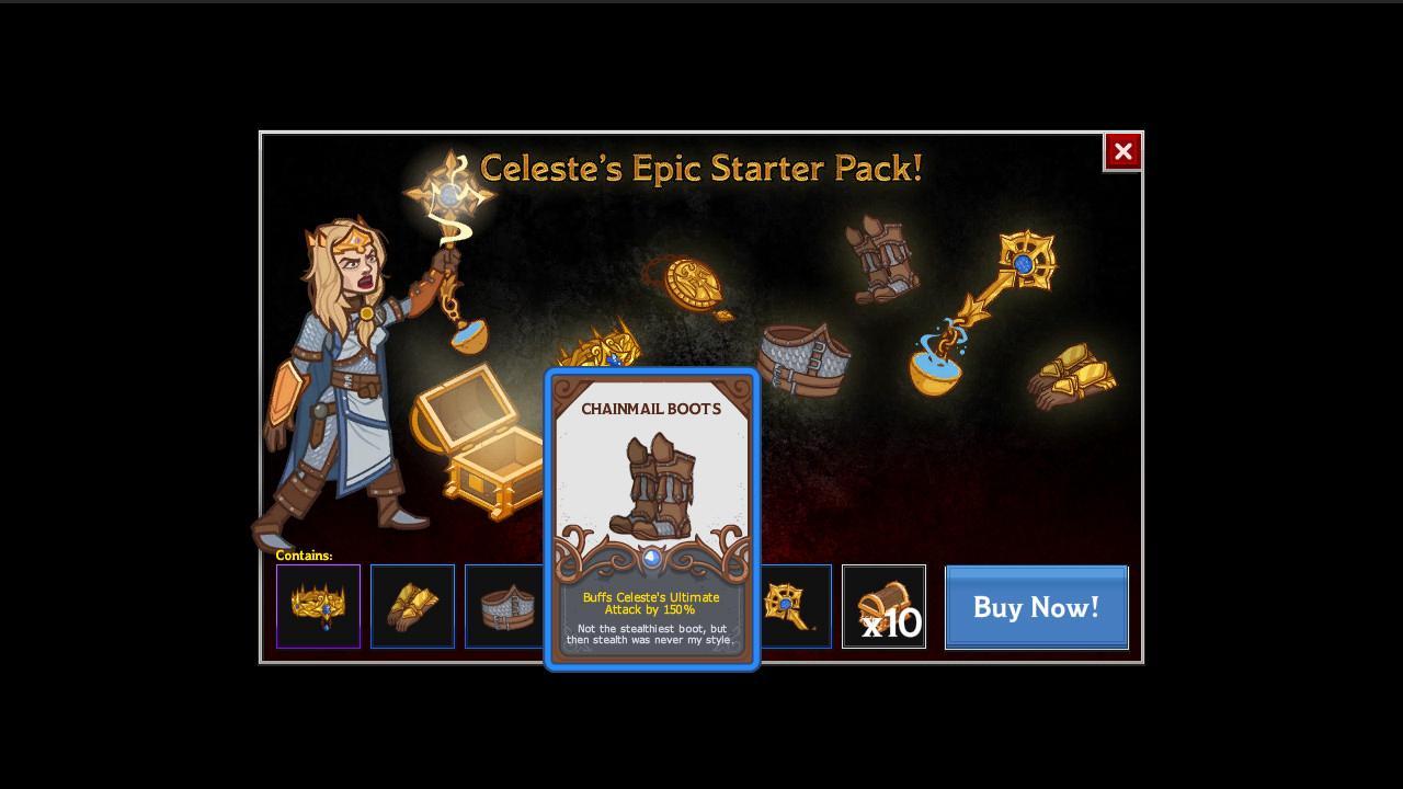 Screen Shot image 4 Idle Champions Of The Forgotten Realms - Celeste'S Starter Pack DLC ستيم كود رقمي