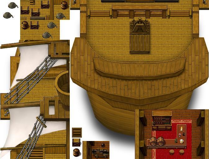 Screen Shot image 4 RPG Maker VX Ace - Pirate Ship Tiles DLC ستيم كود رقمي