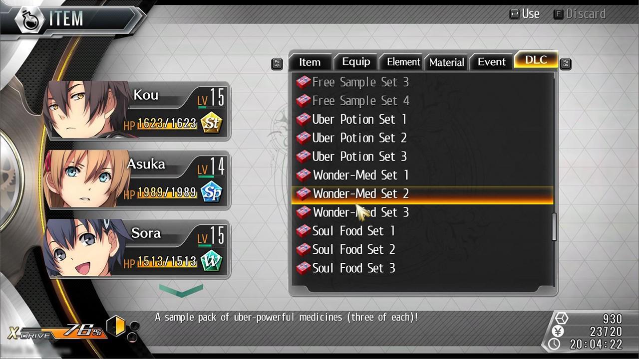 Screen Shot image 8 Tokyo Xanadu EX+ - Item حزمة DLC ستيم كود رقمي