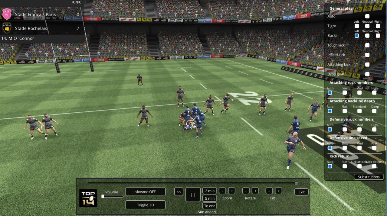 Screen Shot image 3 National Rugby Manager ستيم كود رقمي