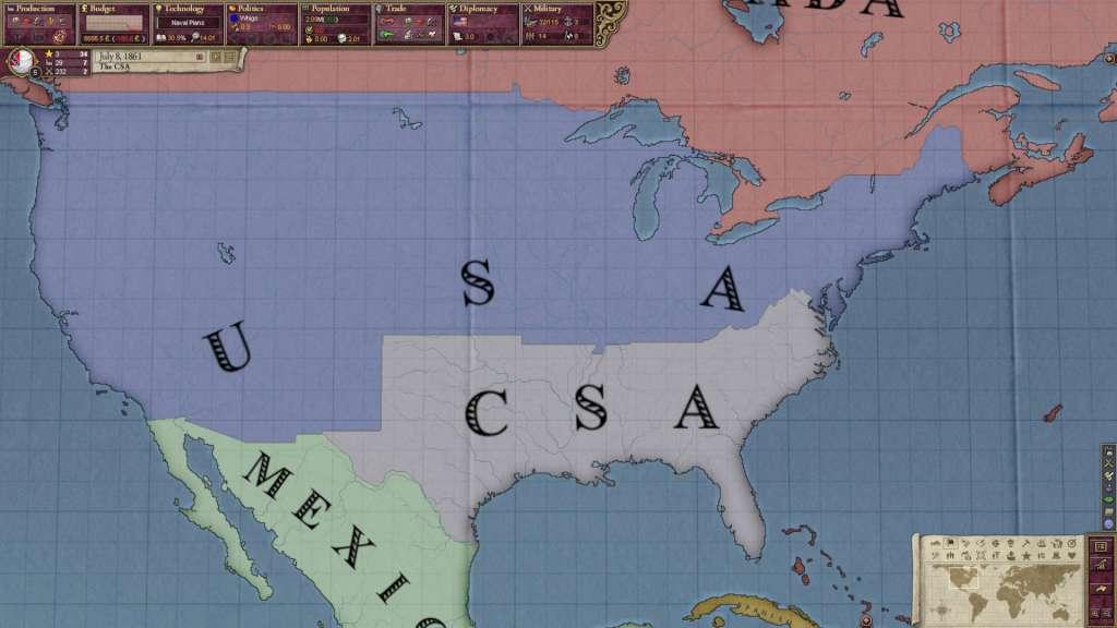 Screen Shot image 3 Victoria II DLC Collection ستيم كود رقمي