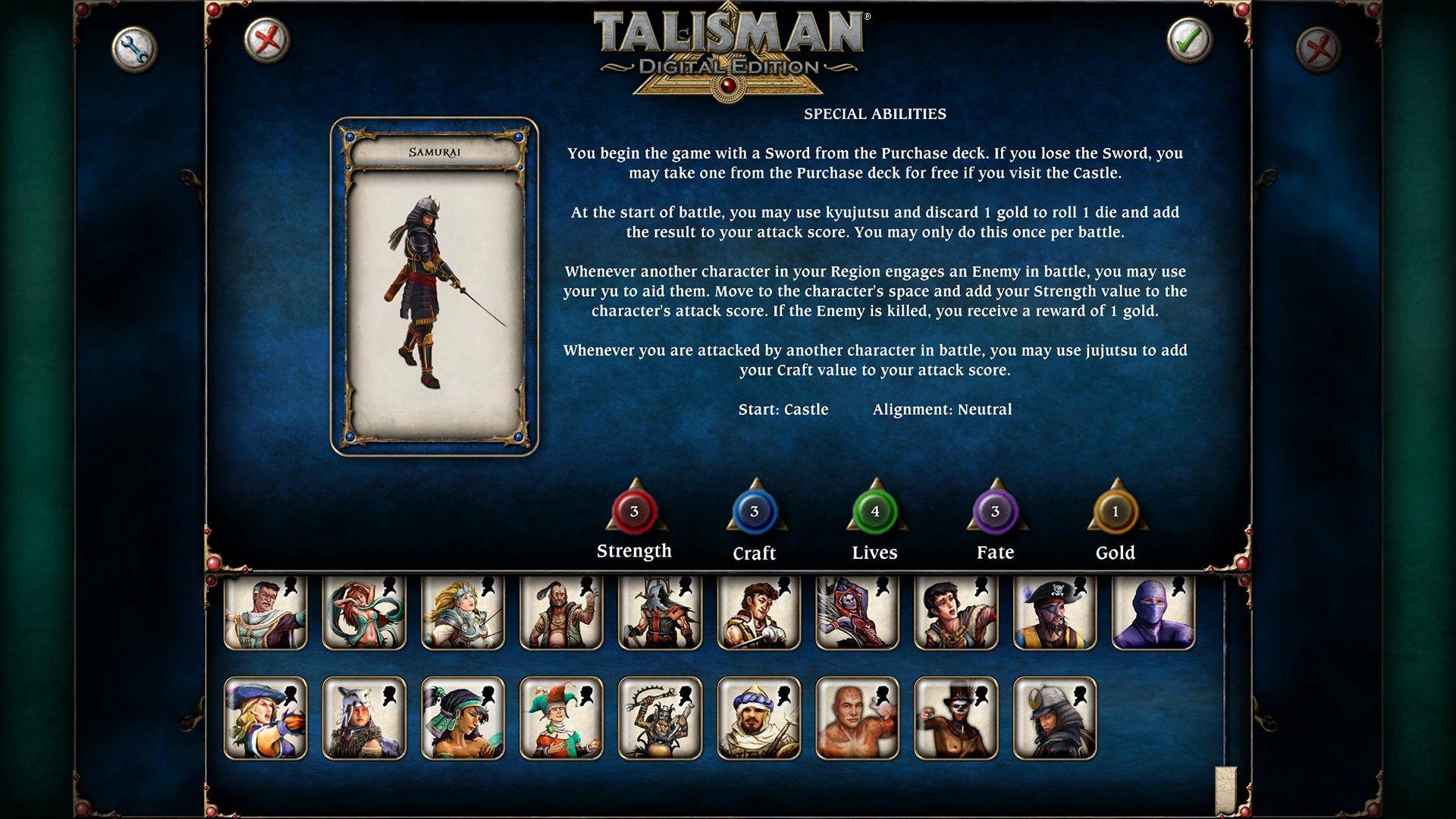 Screen Shot image 2 Talisman - Character Pack #16 - The Samurai DLC ستيم كود رقمي
