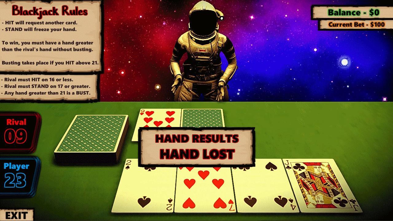 Screen Shot image 1 Blackjack In Space ستيم كود رقمي