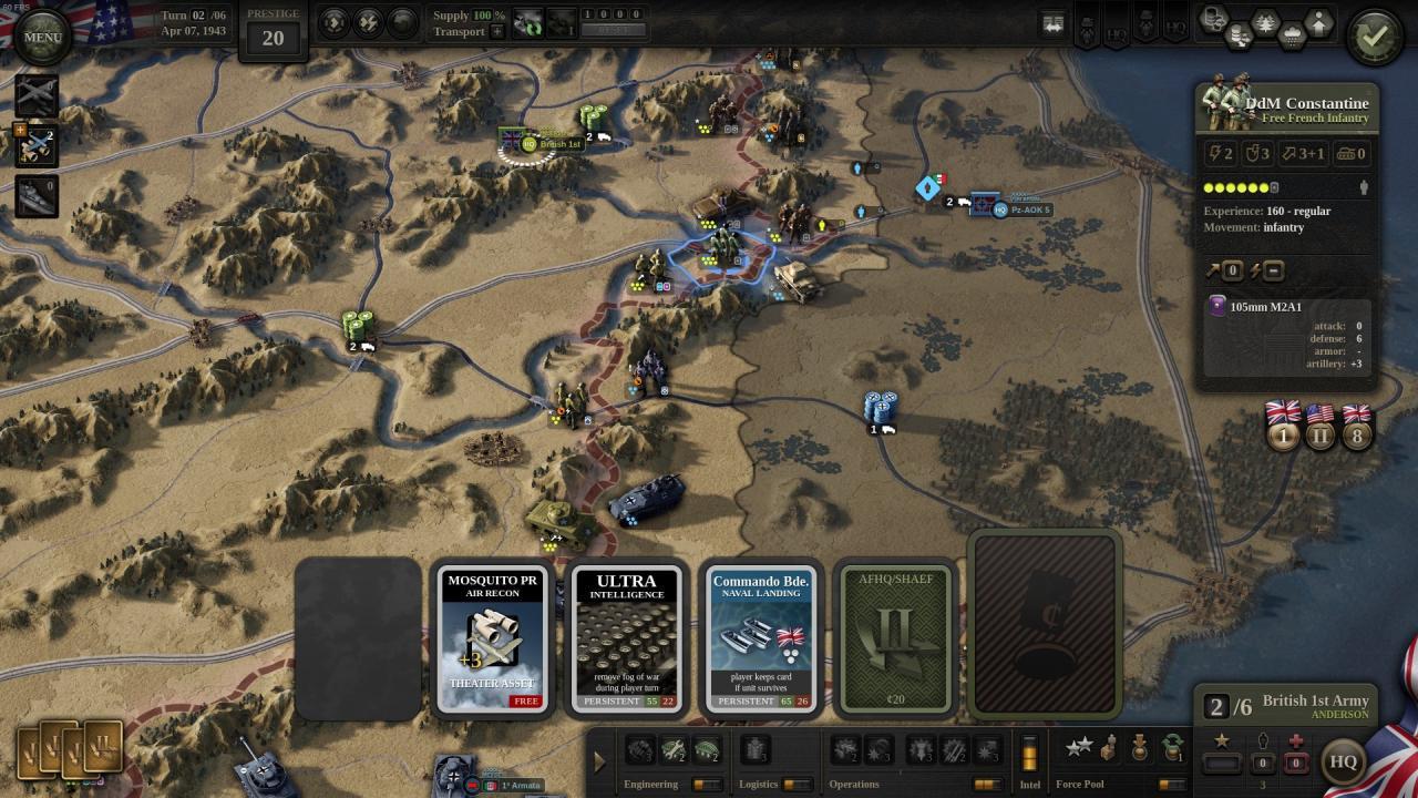 Screen Shot image 1 Unity Of Command II بي سي ستيم كود رقمي