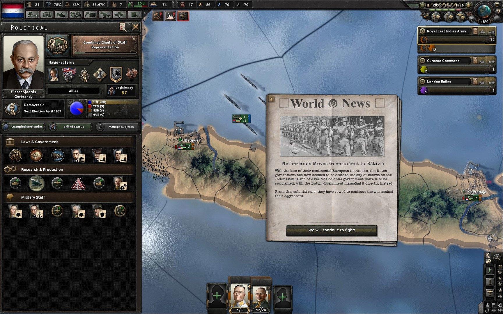 Screen Shot image 7 Hearts Of Iron IV - Man The Guns DLC اوروبي رابط هديه ستيم