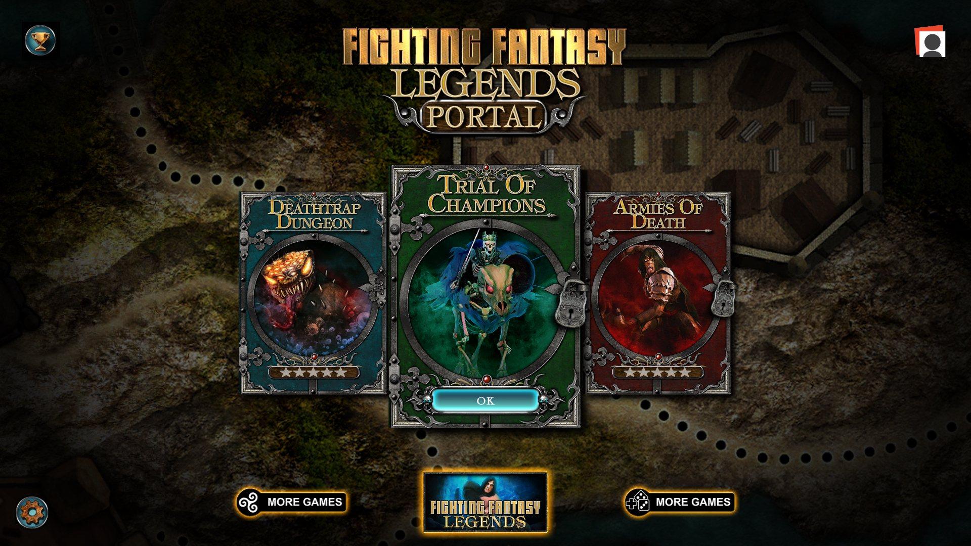 Screen Shot image 0 Fighting Fantasy Legends Portal ستيم كود رقمي