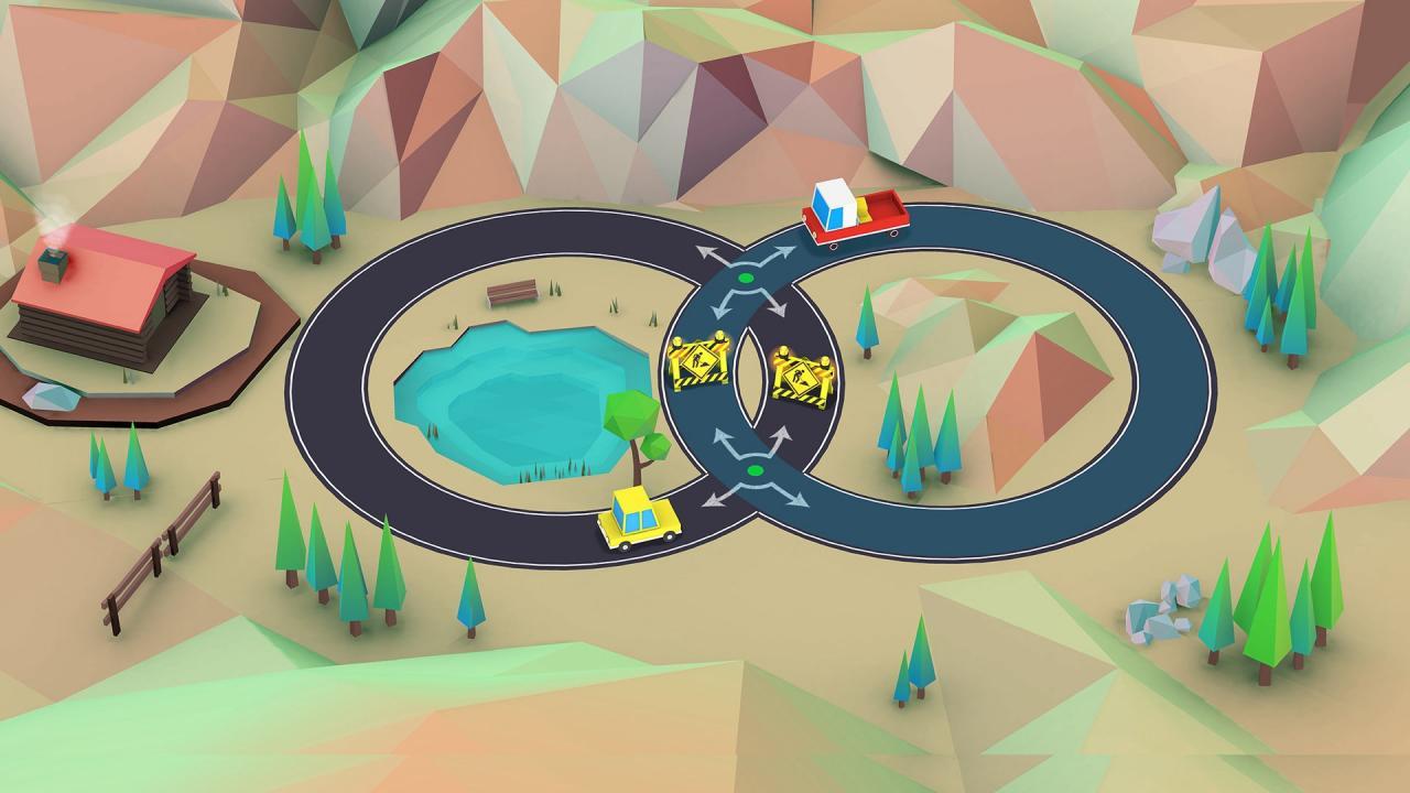 Car Puzzle: Round Ways ستيم كود رقمي