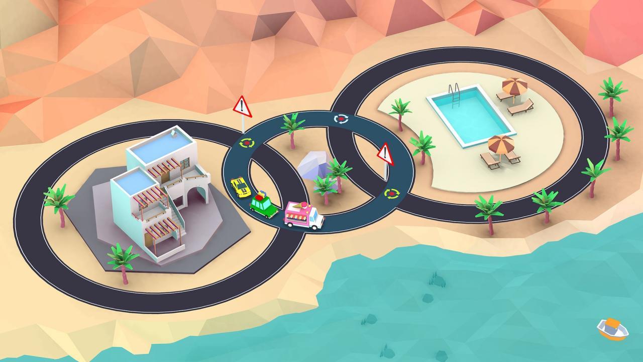 Car Puzzle: Round Ways ستيم كود رقمي