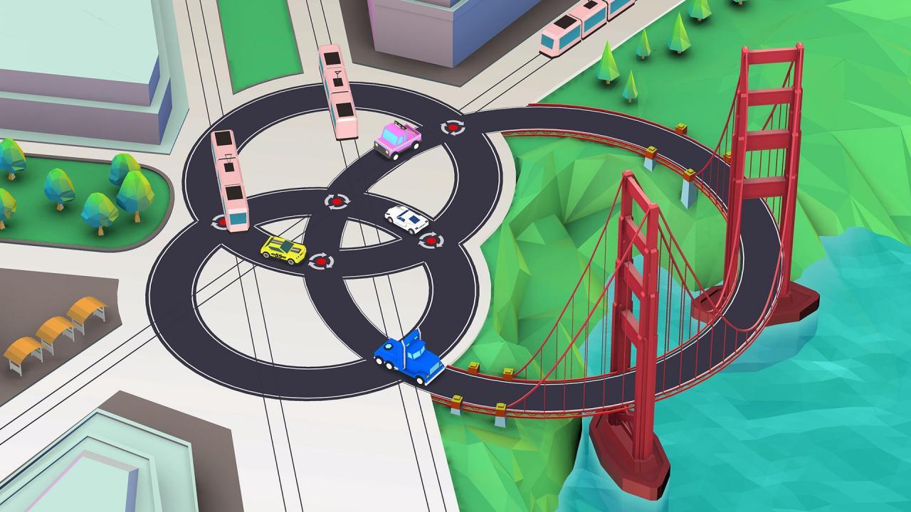 Car Puzzle: Round Ways ستيم كود رقمي