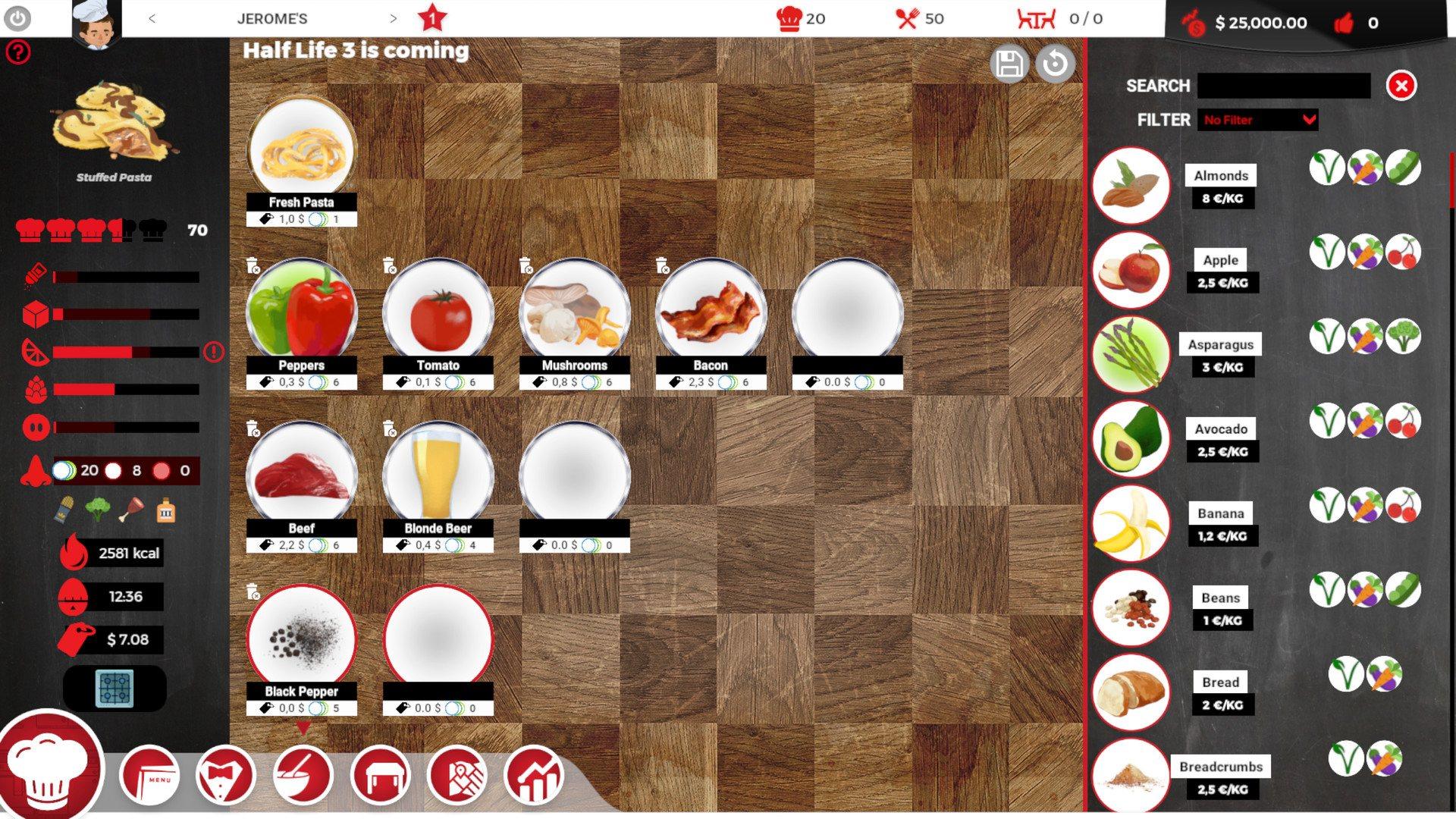 Screen Shot image 5 Chef: A Restaurant Tycoon Game بي سي ستيم حساب