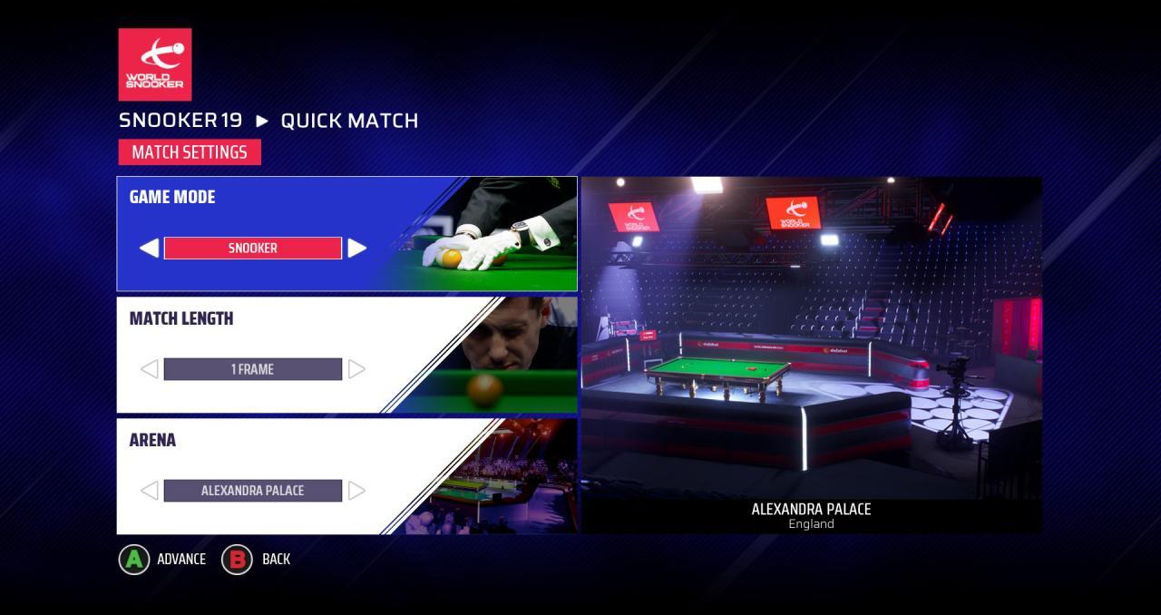 Screen Shot image 5 Snooker 19 بي سي ستيم حساب