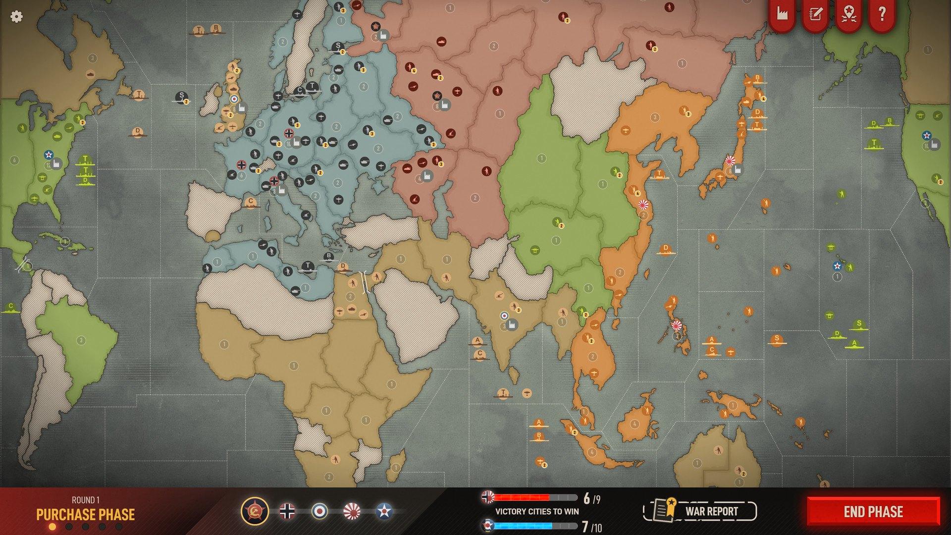 Screen Shot image 0 Axis & Allies 1942 Online رابط هديه ستيم
